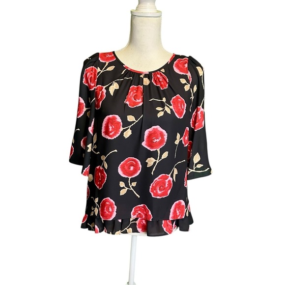 Kate Spade New York ‘Hazy Rose Double Layer Top’ Size XS - Picture 5 of 16
